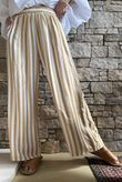 Mallow Stripe Wide Leg Pant Indian Yellow /40=